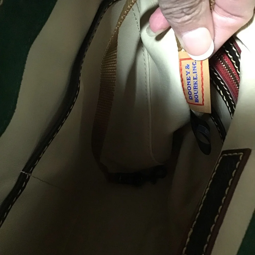 Dooney Florentine Leather North south bucket tote - Picture 15 of 16